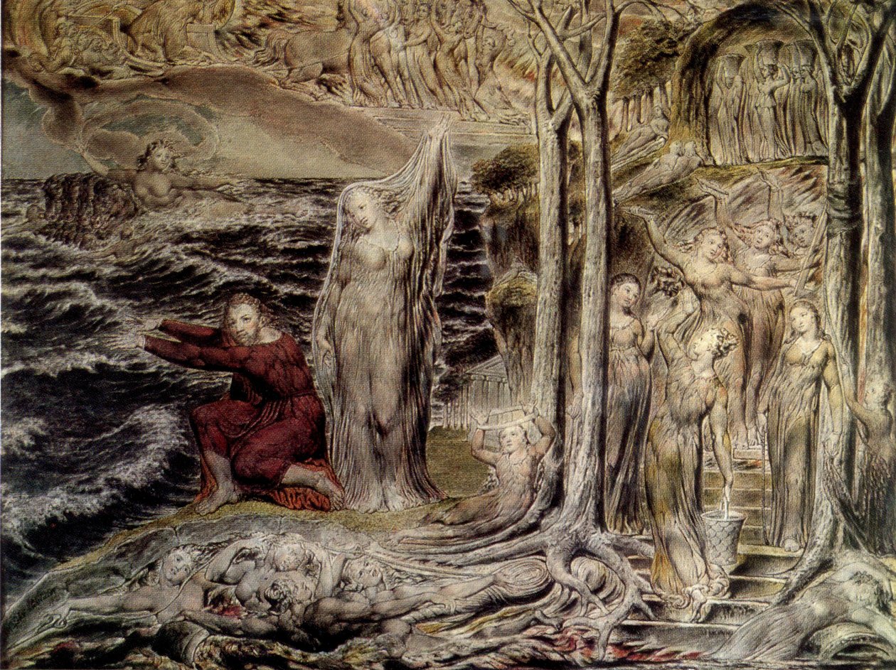 Blake De antro nympharum Tempera Arlington Court Devon von William Blake