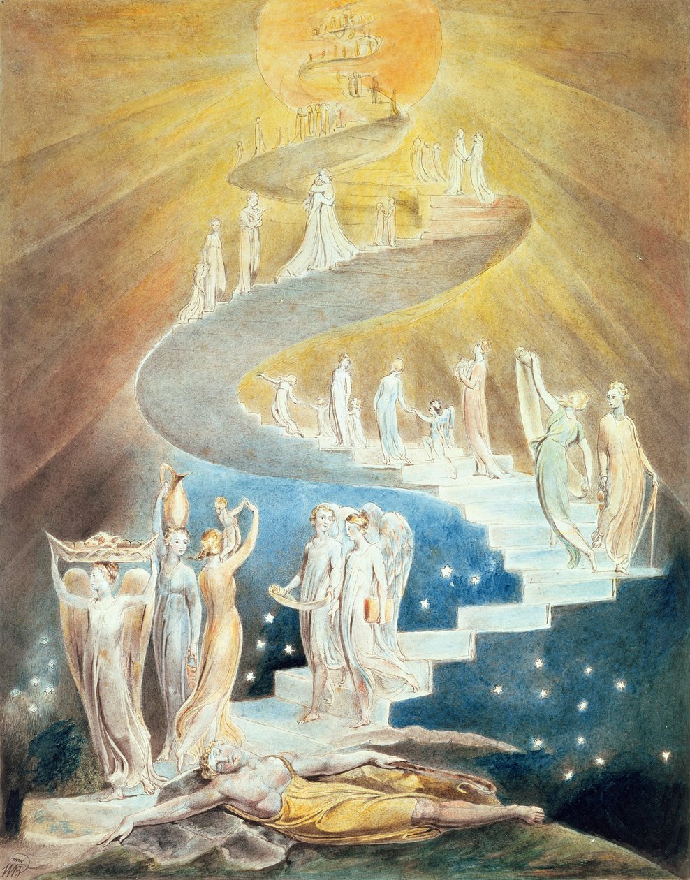 Jakobsleiter von William Blake