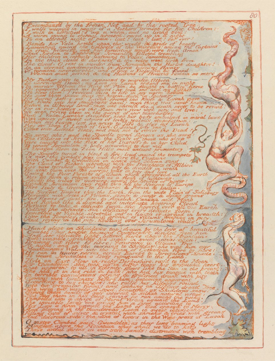 Jerusalem, Platte 80 von William Blake