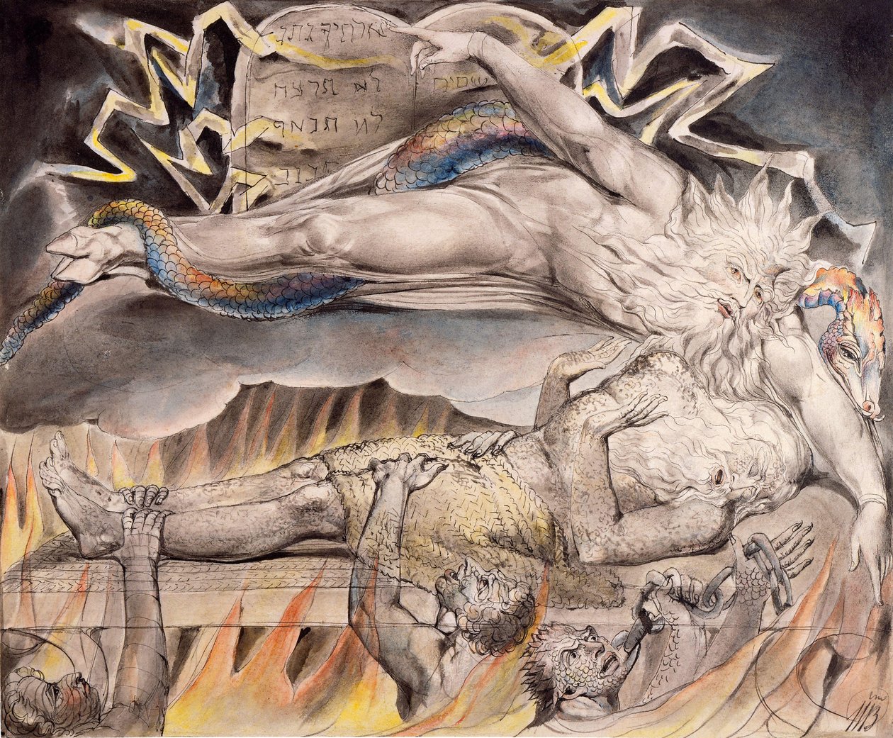 Hiobs böse Träume von William Blake