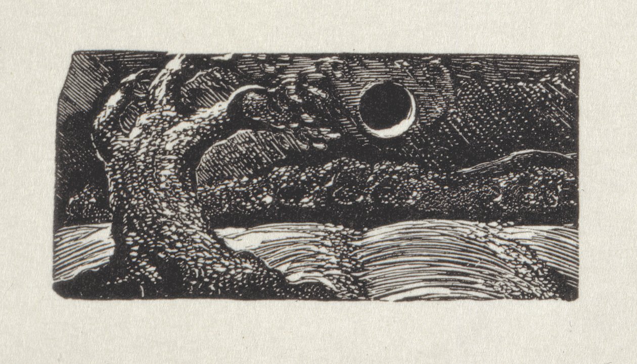 Oder stürmische Winde über blühende Hecken ziehen von William Blake