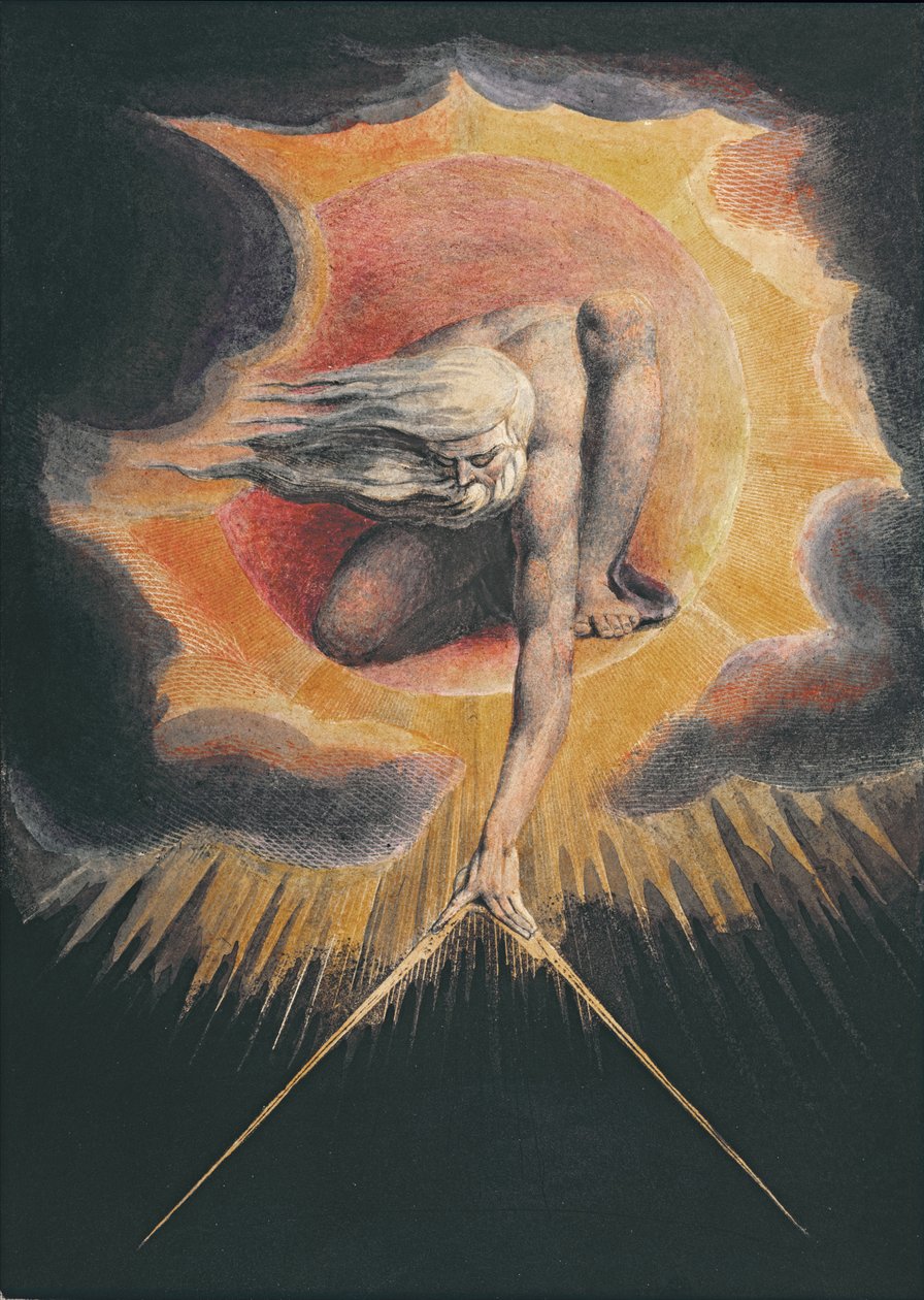 Der Uralte der Tage von William Blake