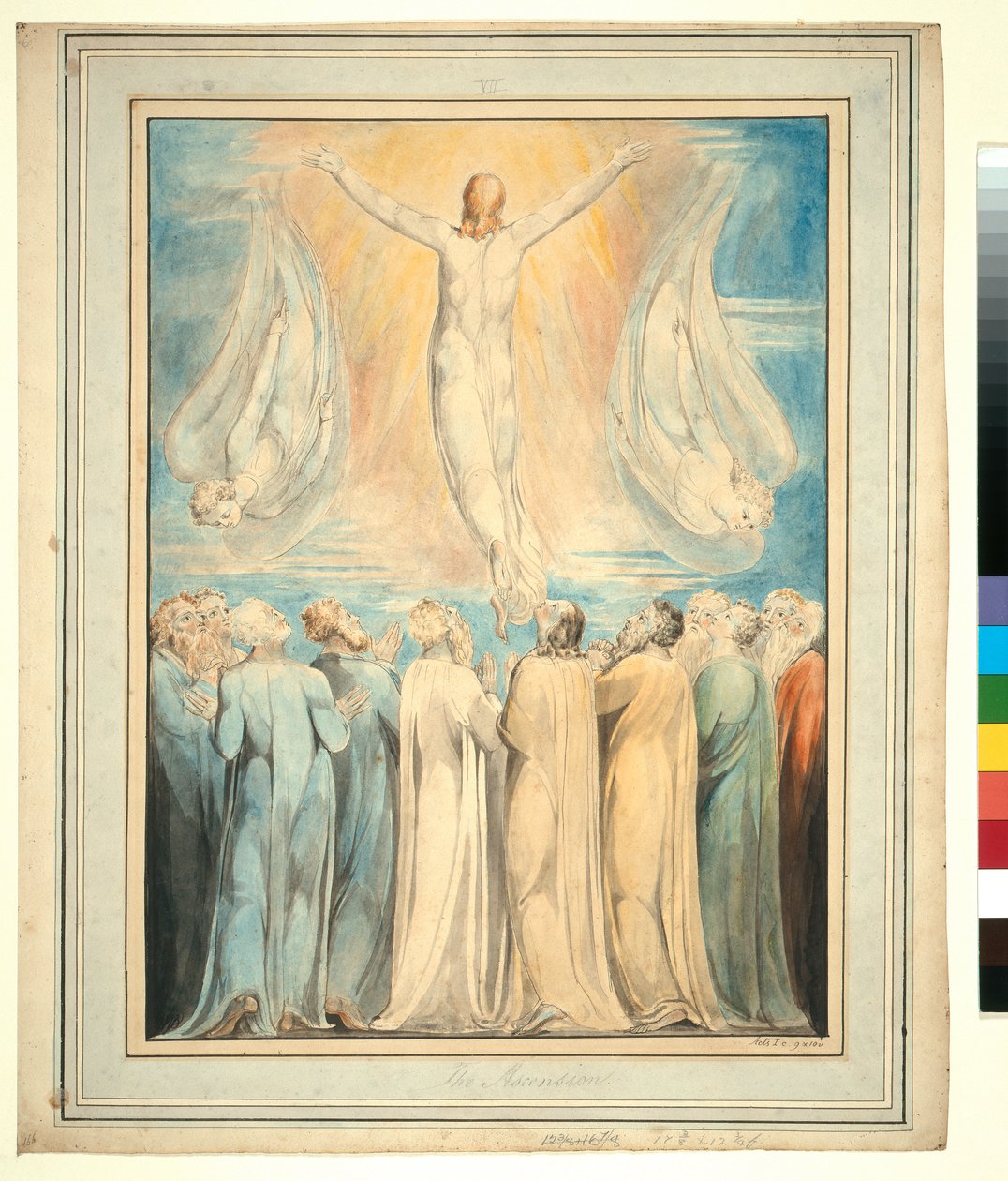 Die Himmelfahrt, ca. 1805-6 von William Blake
