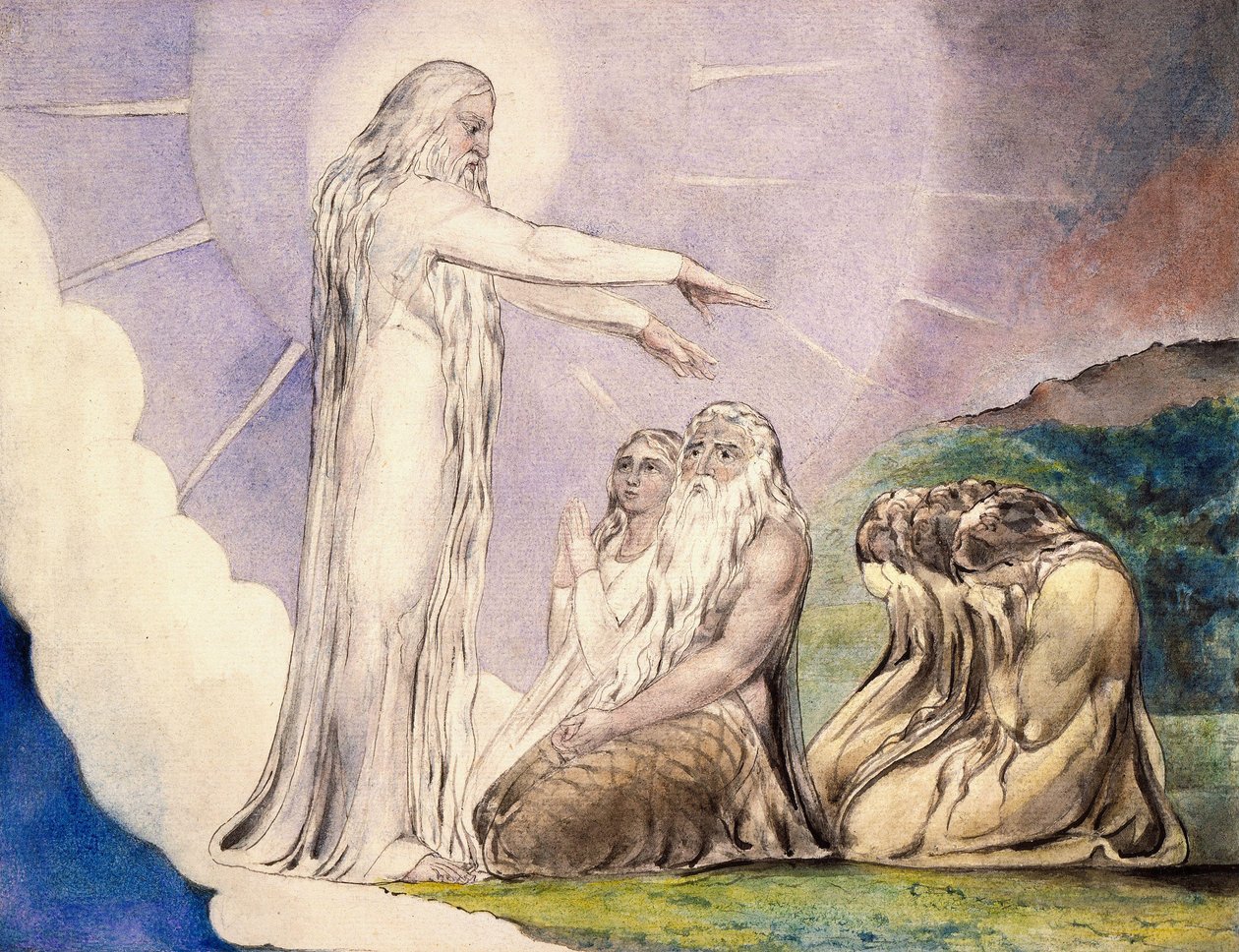 Die Vision von Christus von William Blake