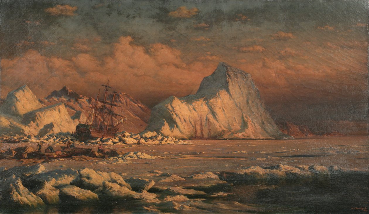 Sommer im Land der Mitternachtssonne, 1880 von William Bradford
