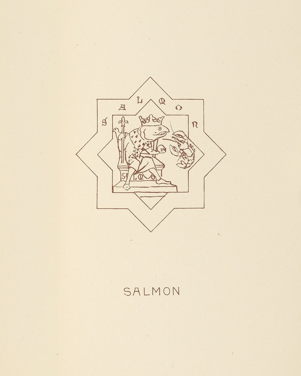 Lachs, 1878 von William Burges