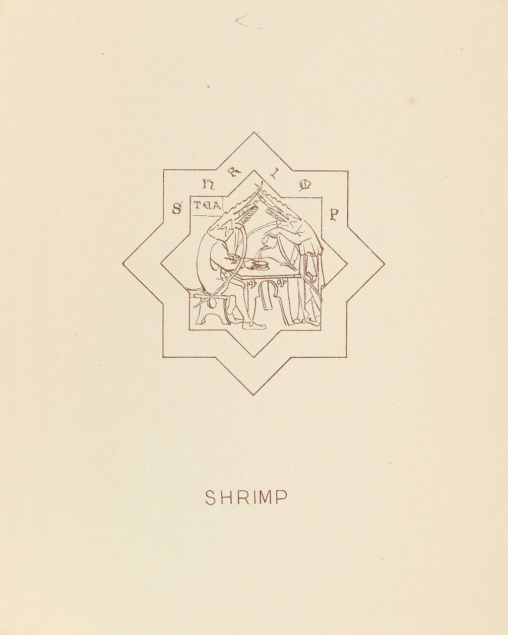 Garnele, 1878 von William Burges