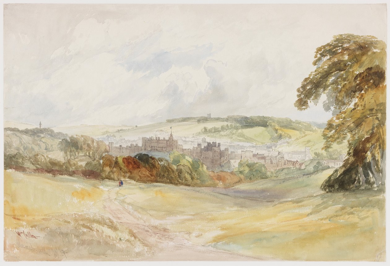 Alnwick Castle von William Callow