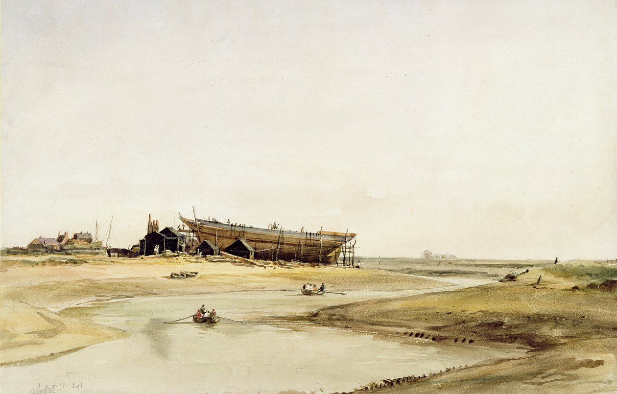 Schiffbau von William Callow