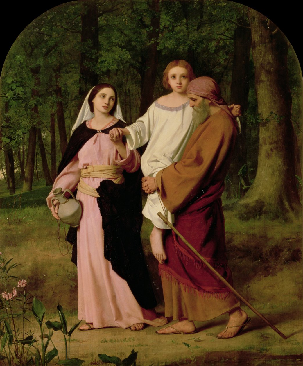 Jesus kehrt mit seinen Eltern nach Nazareth zurück von William Dobson