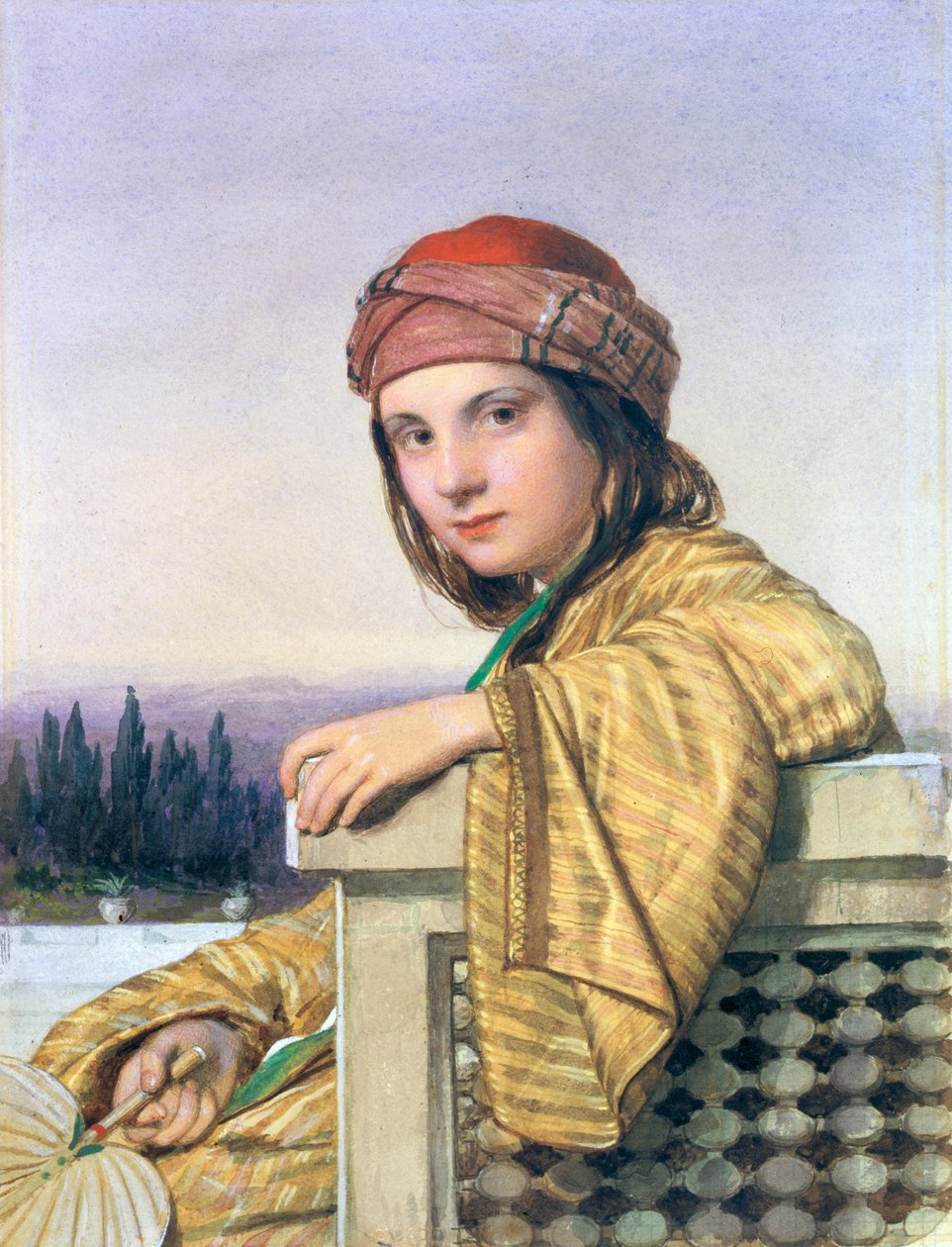 Porträt eines türkischen Mädchens, 1864 von William Dobson