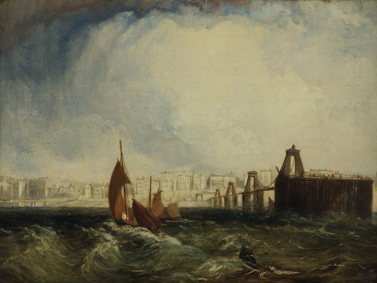 Brighton vom Meer aus von Clarkson Frederick Stanfield