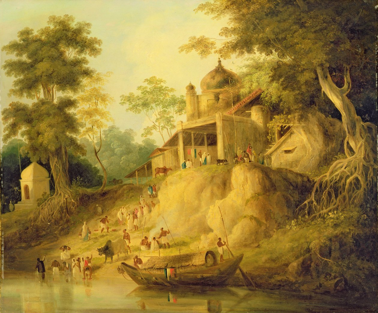 Die Ufer des Ganges von William Daniell