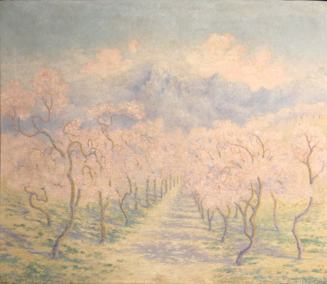 Die Mandelbäume, Balearen von William Degouve de Nuncques