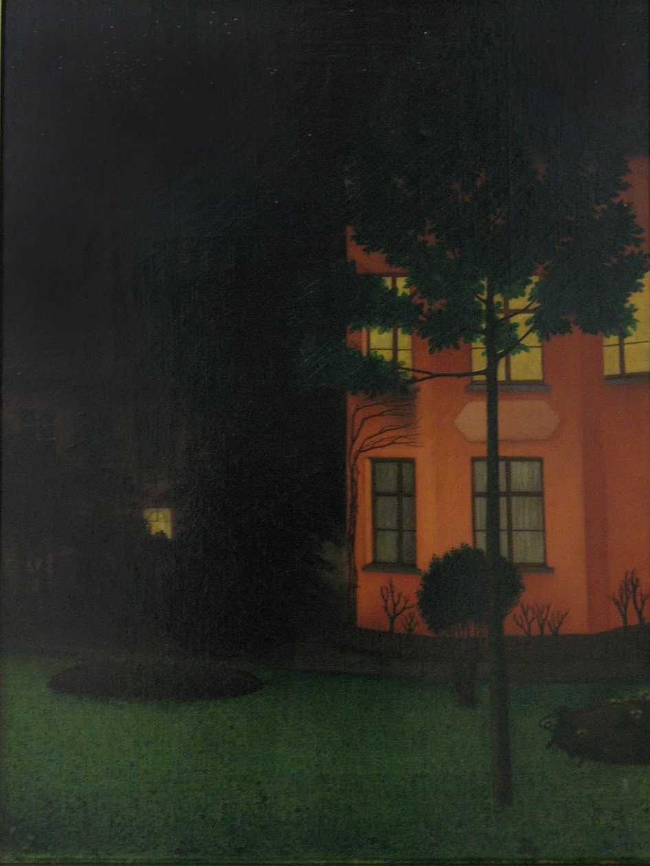 Das blinde Haus von William Degouve de Nuncques