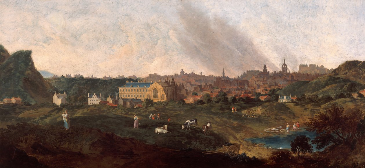 Ansicht von Edinburgh, 1759 von William Delacour