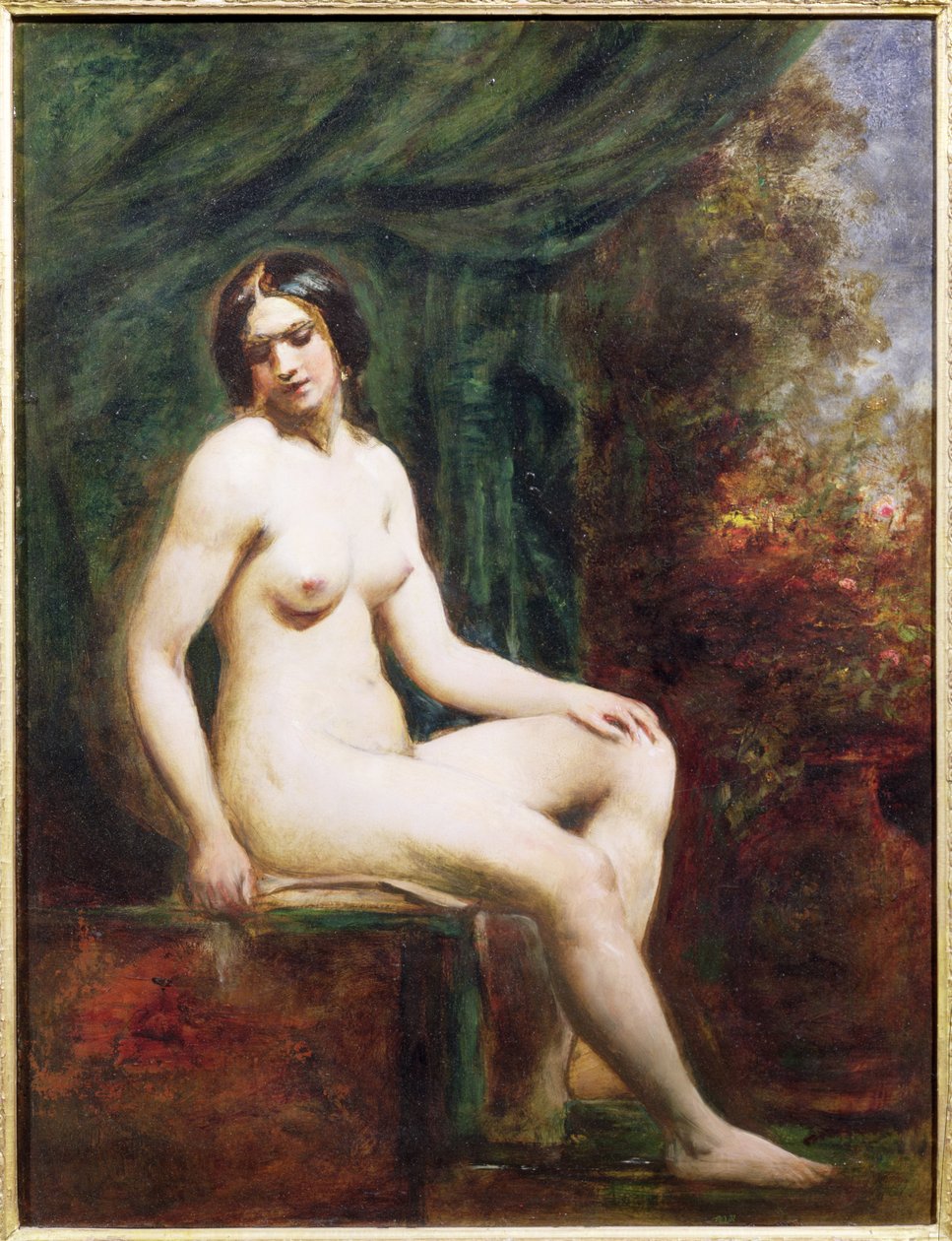 Sitzender weiblicher Akt von William Etty