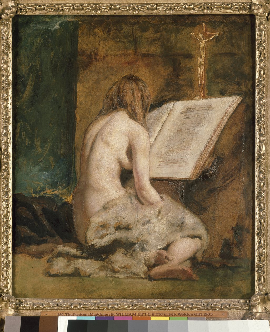 Die reuige Magdalena von William Etty