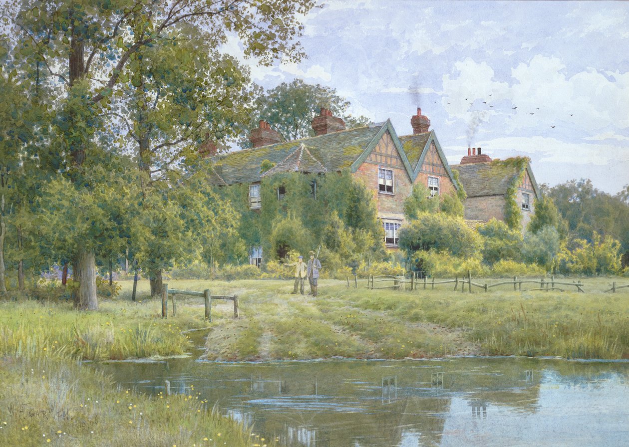 An der Ouse in Hemingford Grey, 1890 von William Fraser Garden
