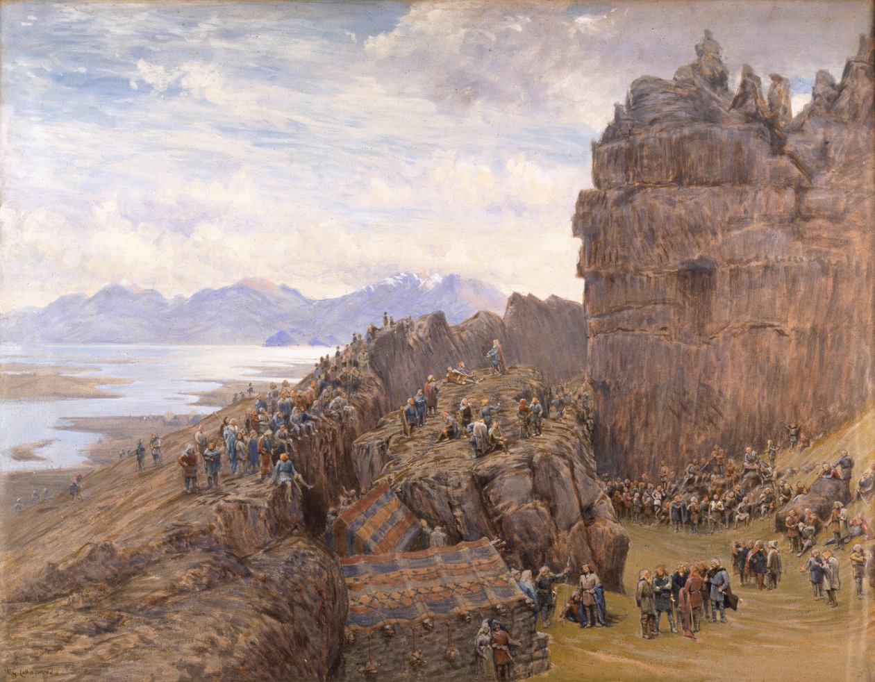Alþing von William Gersham Collingwood