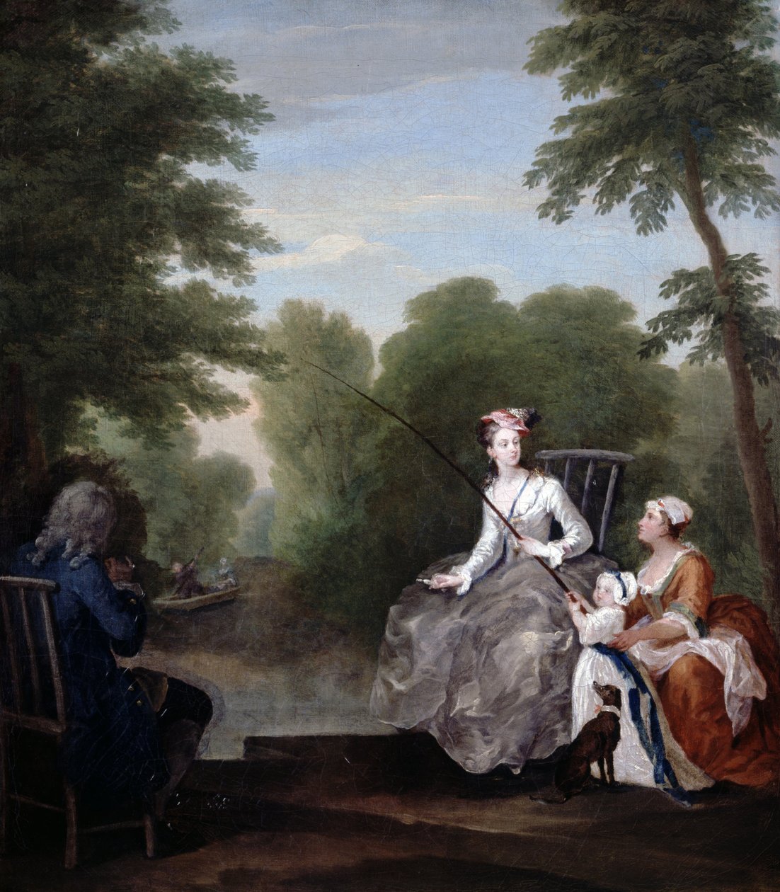 Eine Angelpartie von William Hogarth