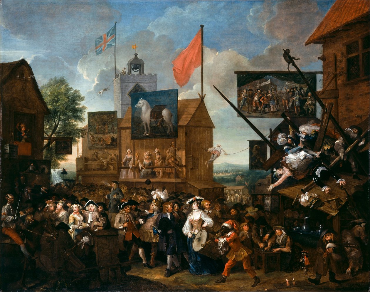 Southwark-Messe von William Hogarth