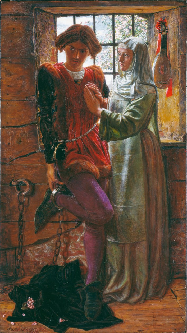 Claudio und Isabella von William Holman Hunt