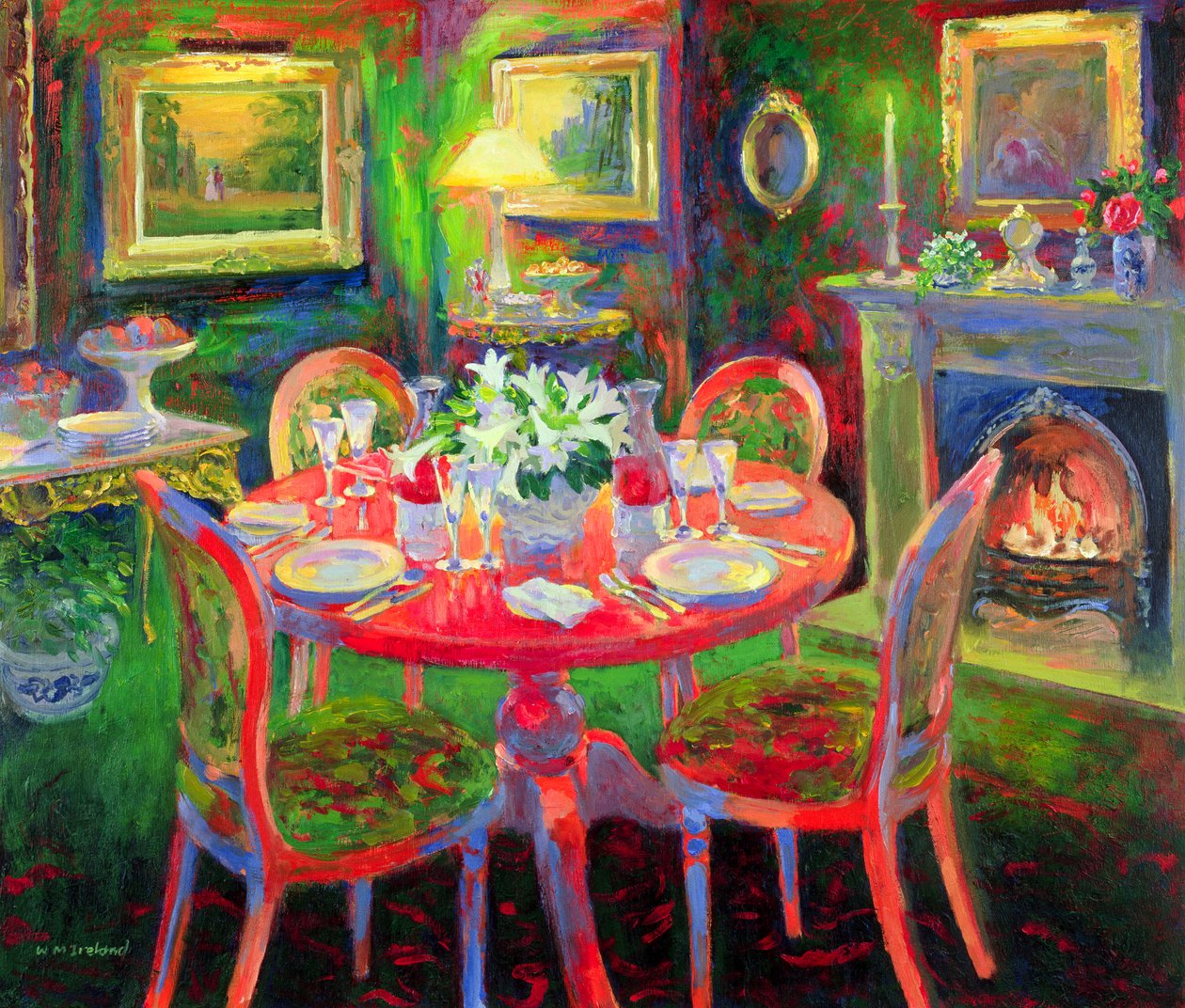 Das Esszimmer, ca. 2000 von William Ireland