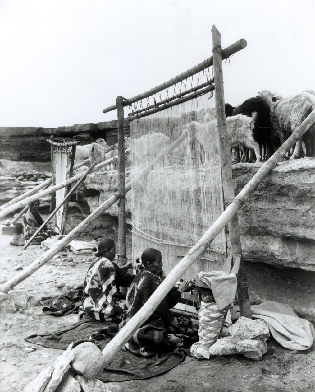 Navajo-Webereien, ca. 1914 von William Carpenter