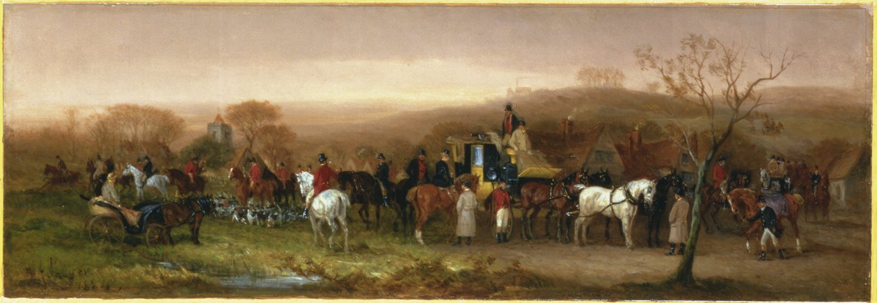 Das Treffen, 1884 von William Joseph Shayer