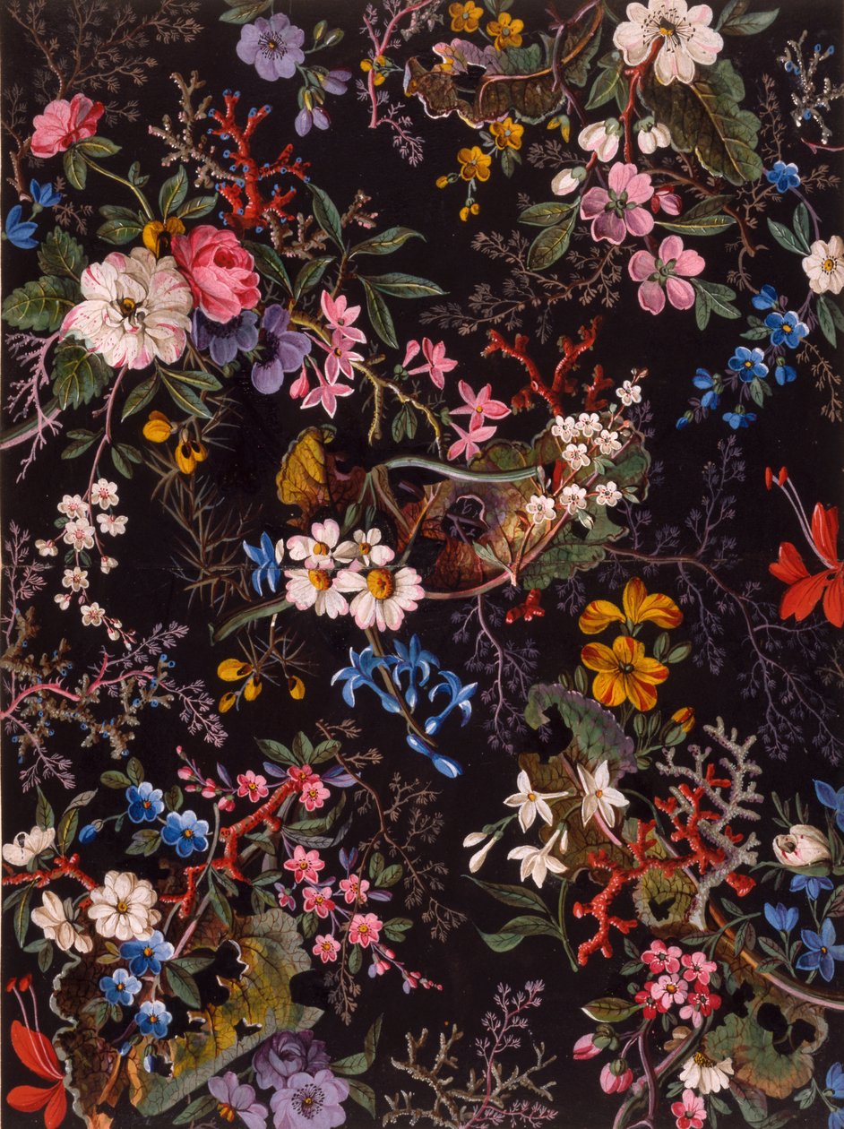 Textildesign, ca. 1788-92 von William Kilburn