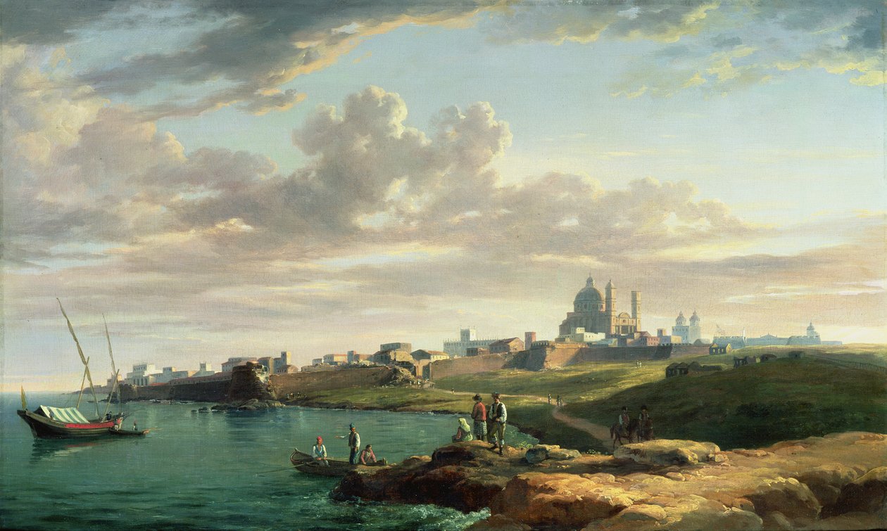 Ansicht von Montevideo von William Marlow