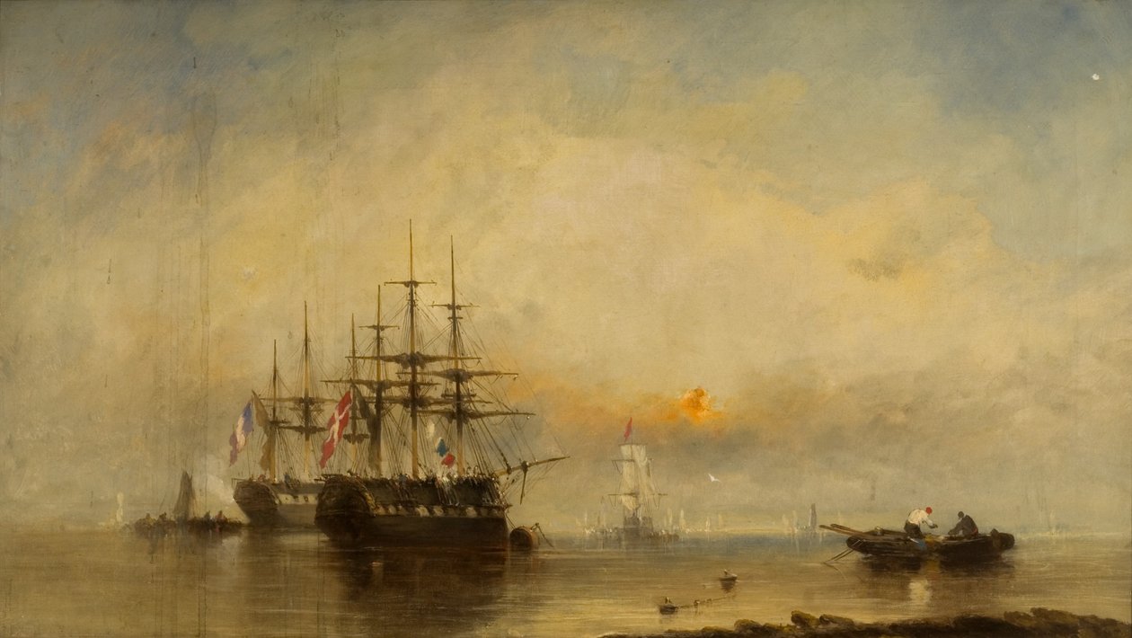 Abend am Medway von William McAlpine