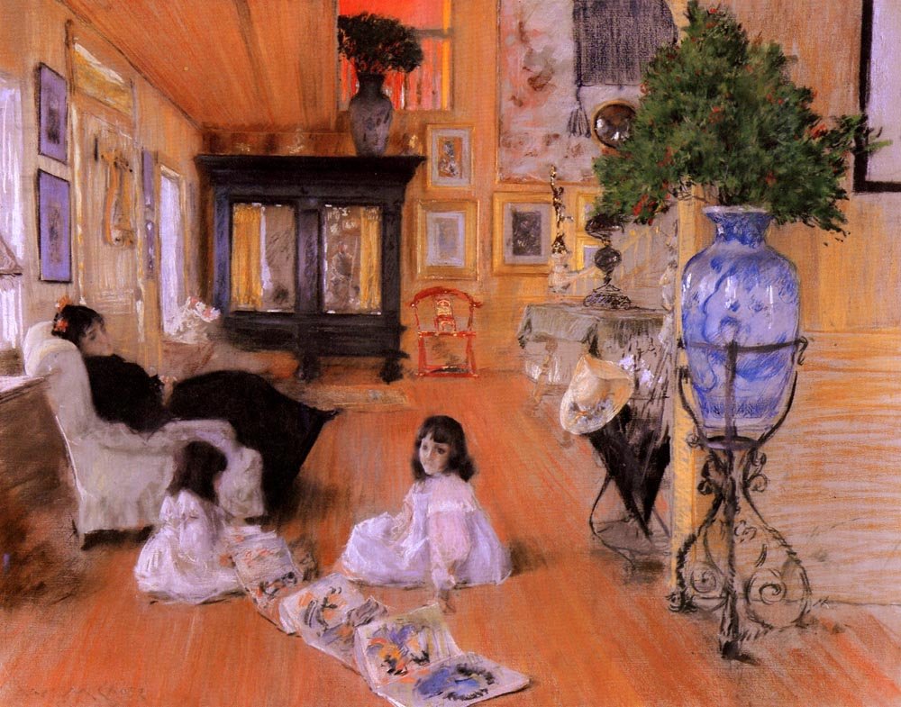 Halle in Shinnecock von William Merritt Chase