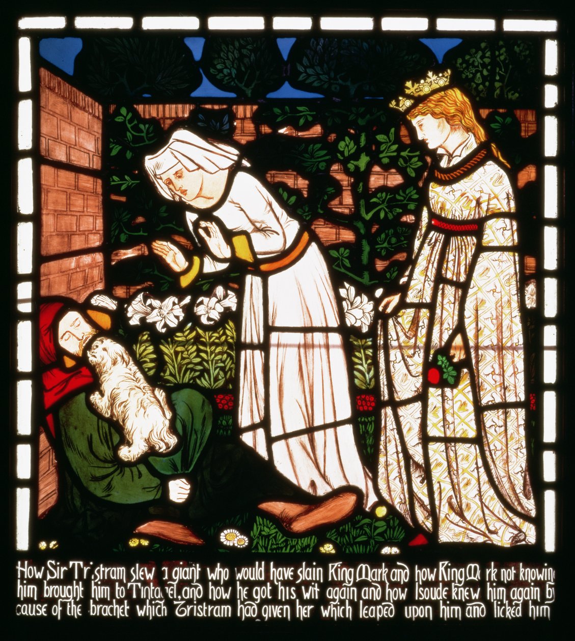 Sir Tristan wird von Isolde die Schöne
