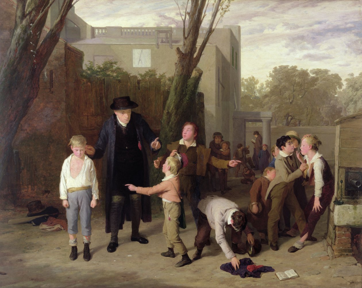 Der unterbrochene Kampf, 1815-16 von William Mulready