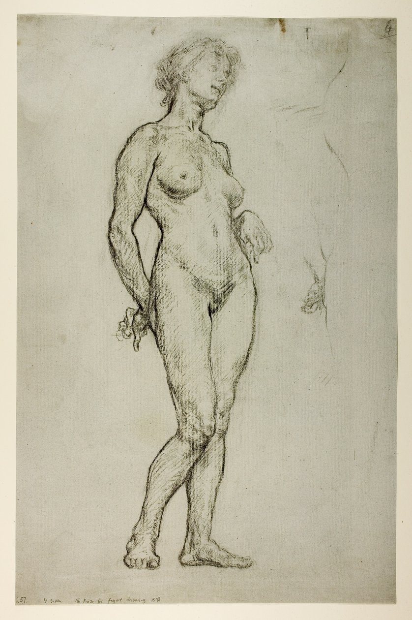 Studie einer weiblichen Figur, 1898 von William Orpen