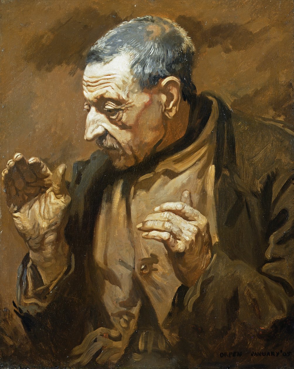 Der Fliegenschnäpper, 1905 von William Orpen