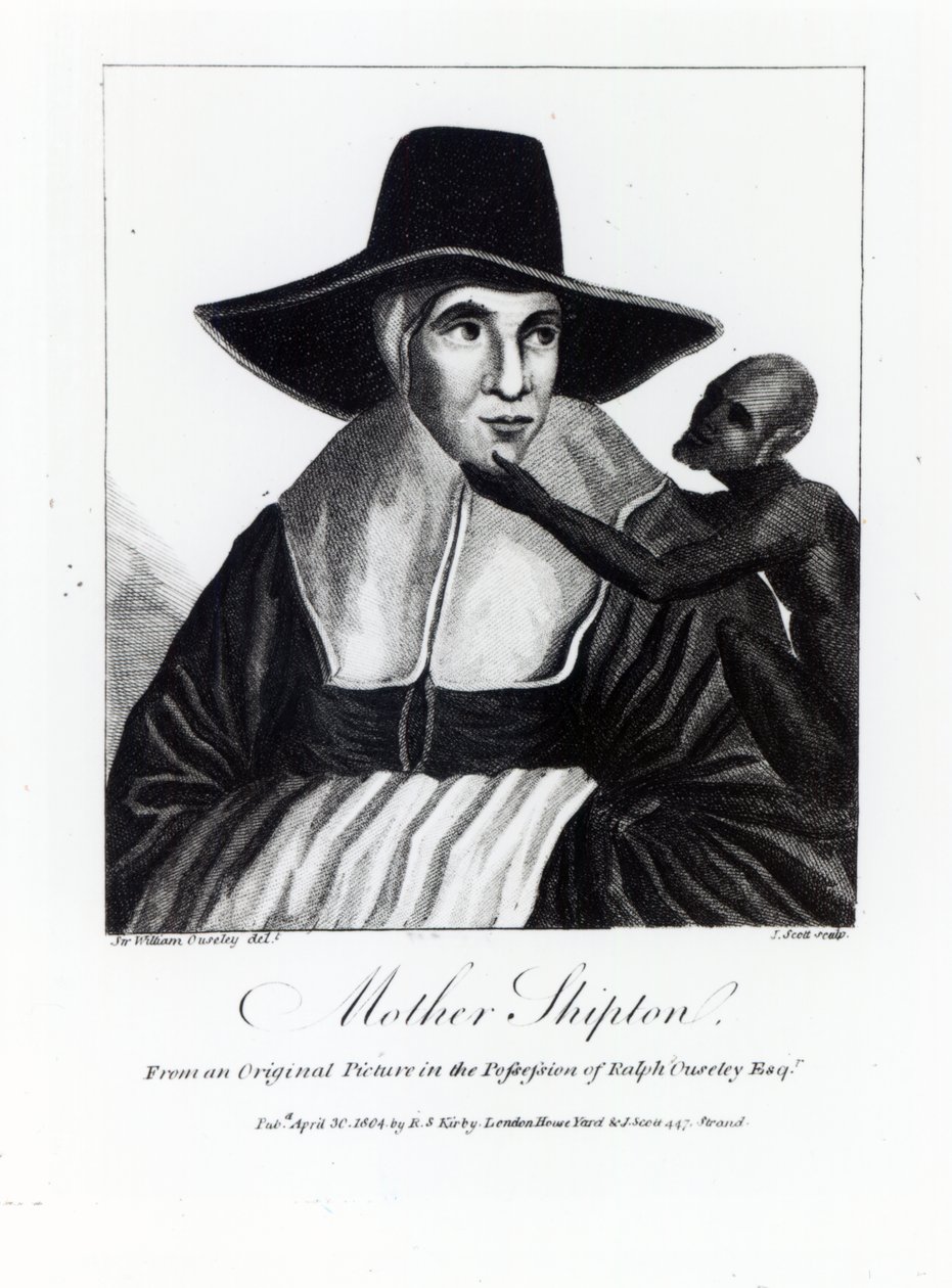 Mutter Shipton, graviert von John Scott, 1804 von William Gore Ouseley