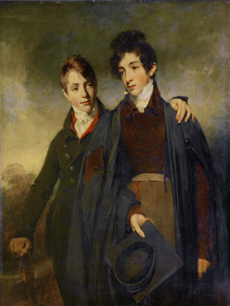 John Soane Junior und George Soane, 1805 von William Owen