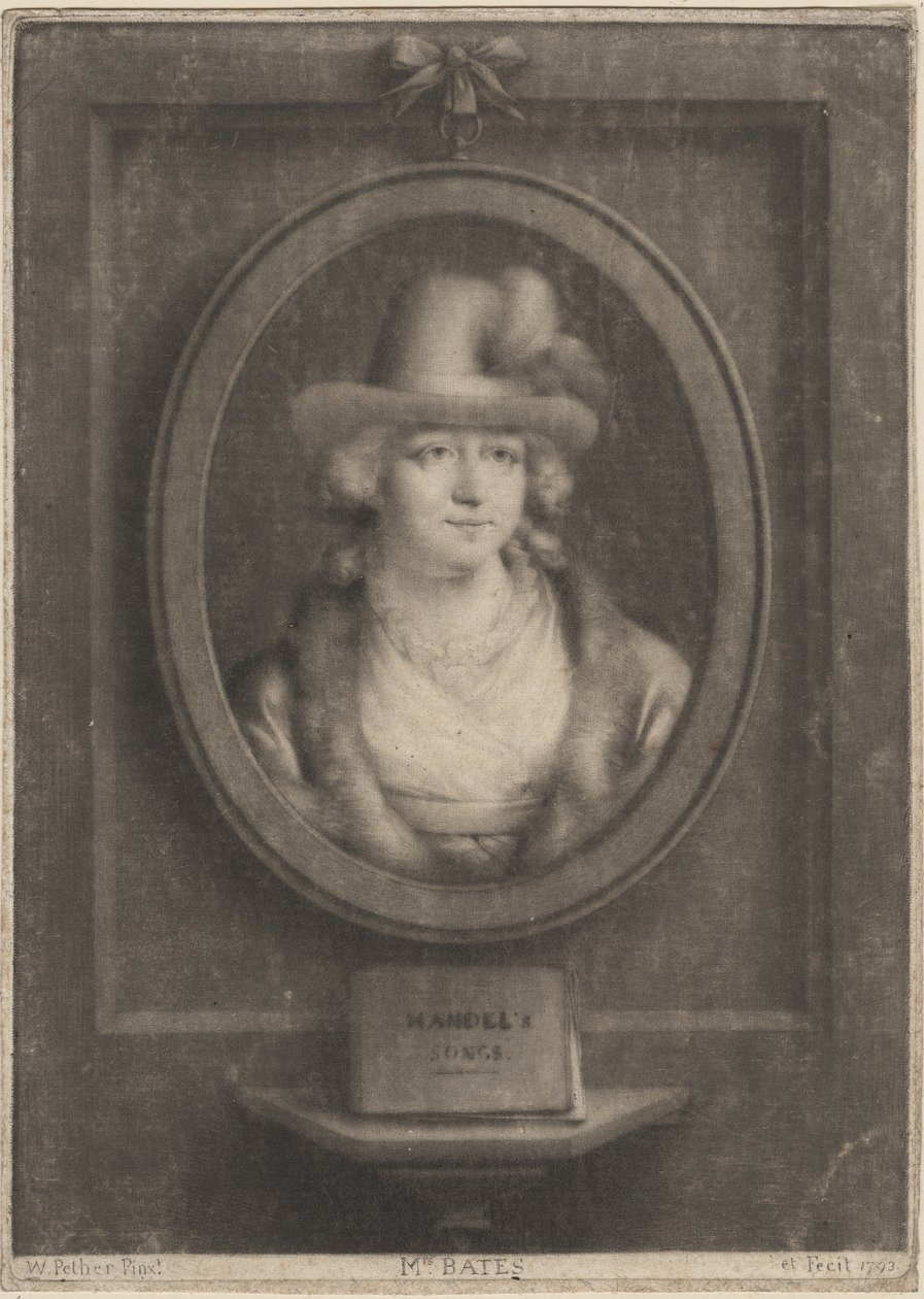 Mrs. Bates, 1793 von William Pether