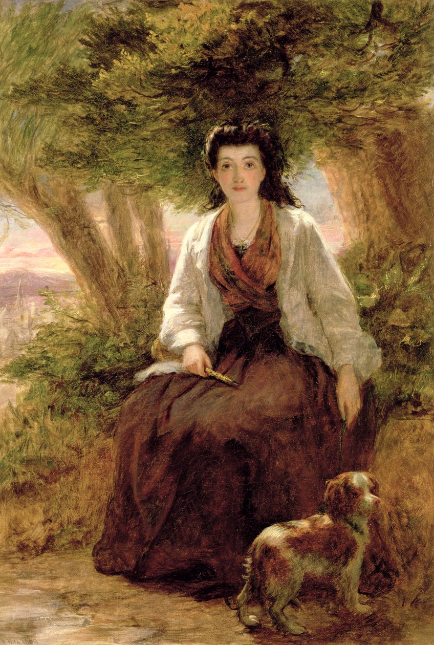 Sternes Maria, aus Eine empfindsame Reise von William Powell Frith