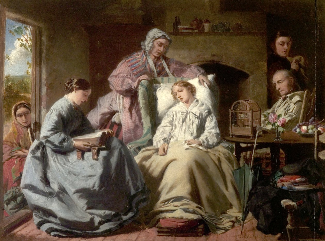 Der Kranke, 1890 von William Powell Frith