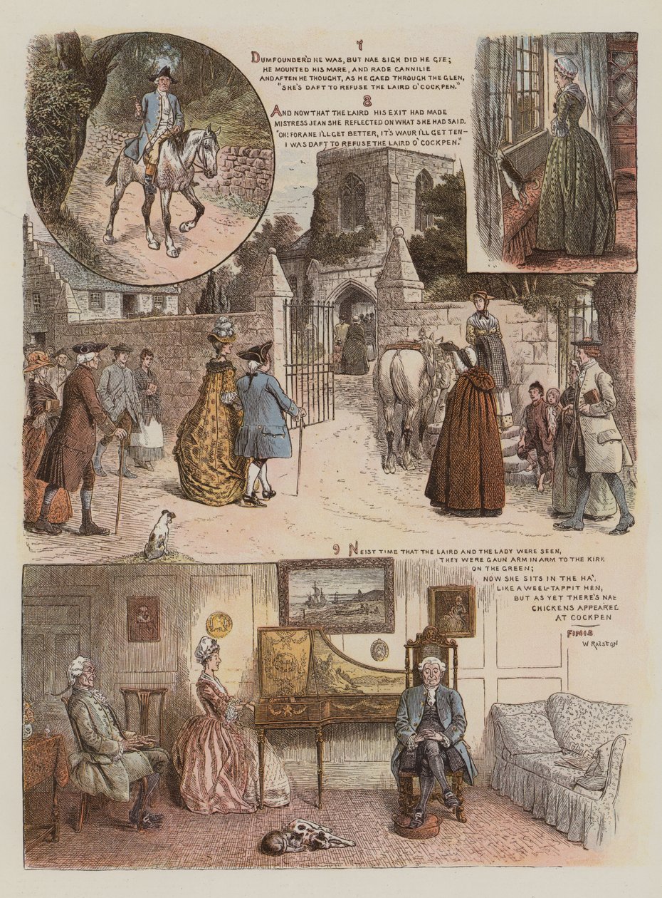 Der Laird von Cockpen (Chromolithographie) von William Ralston