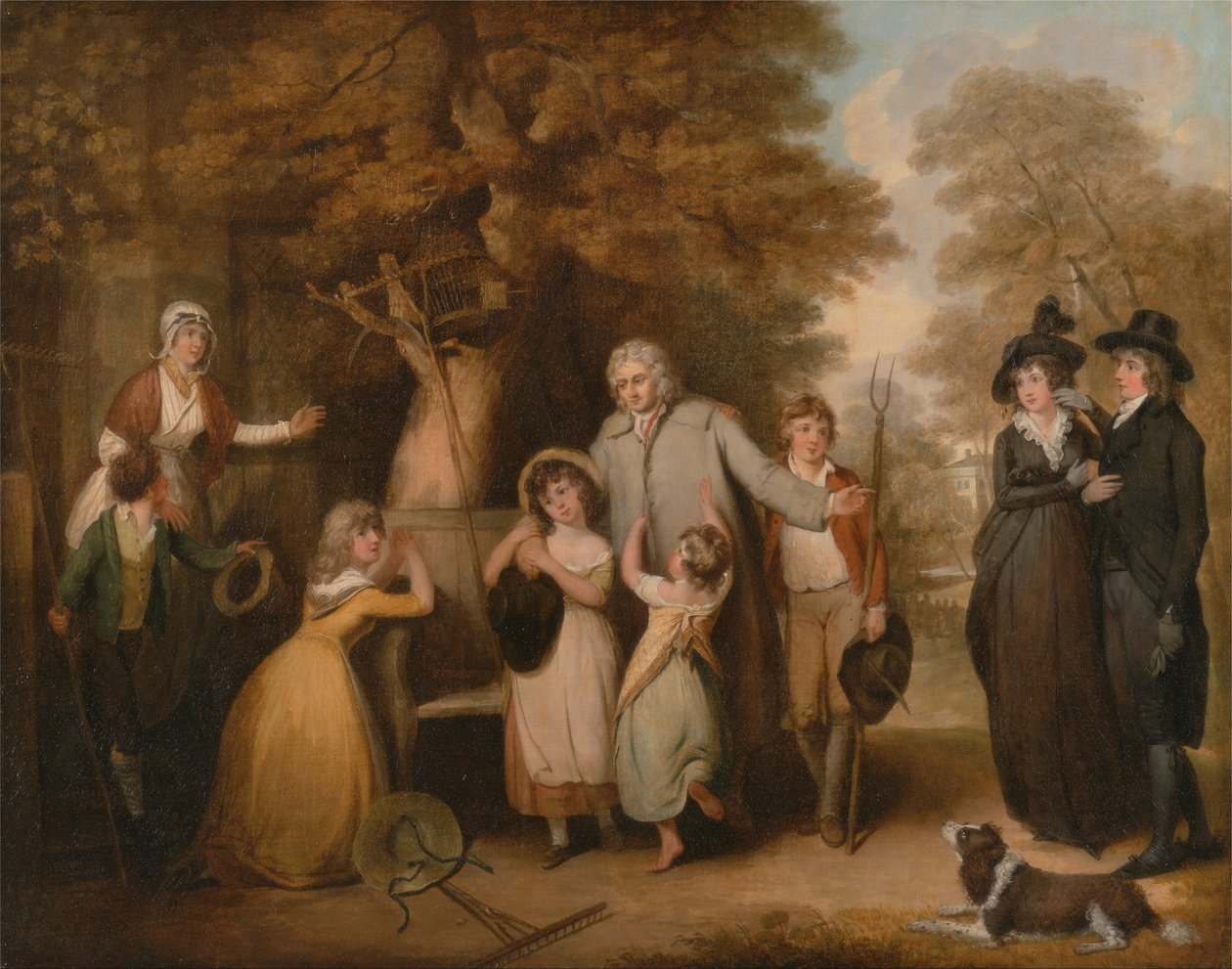Der wohlwollende Erbe oder der Mieter, der zu seiner Familie zurückkehrt von William Redmore Bigg