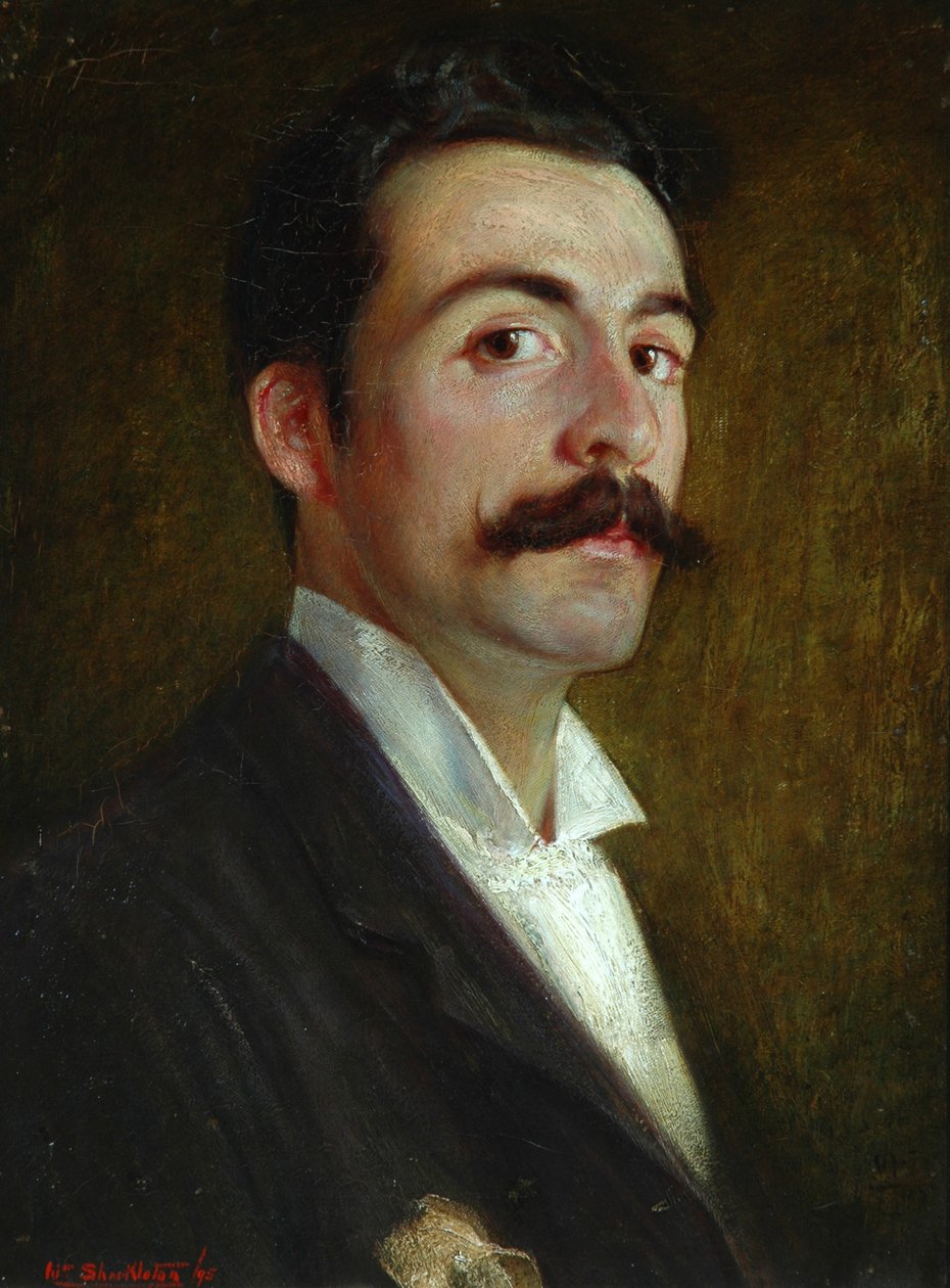 Selbstporträt im Alter von 23 Jahren, 1895 von William Shackleton