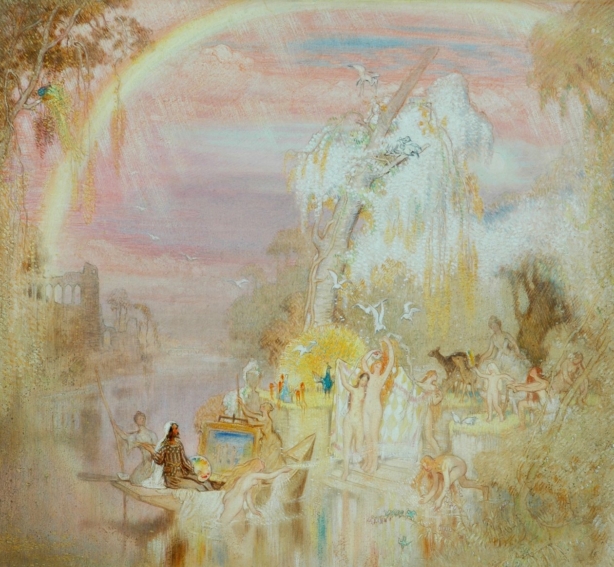 Der Traum des Künstlers, 1920 von William Shackleton