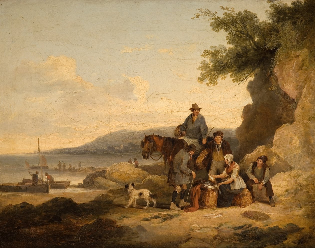 Am Strand von Portshead von William Shayer