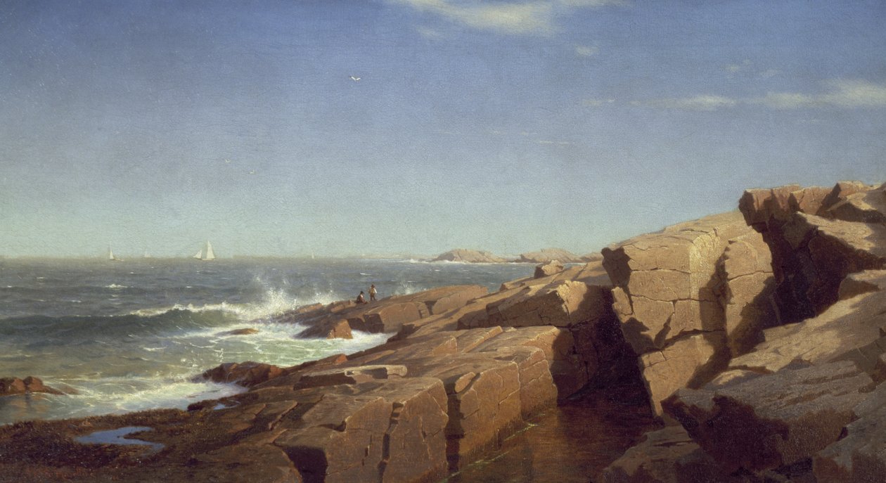 Felsen bei Nahant von William Stanley Haseltine