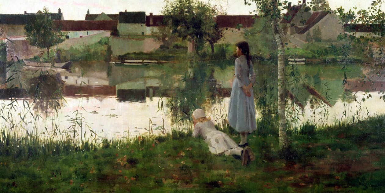 Die Fähre von William Edward Stott